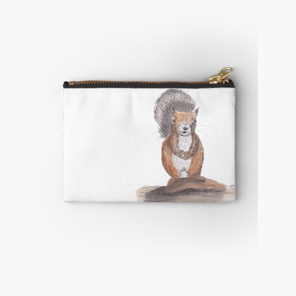 Item preview, Hand drawn squirrel using pen and ink and watercolors designed and sold by jitkaegressy.