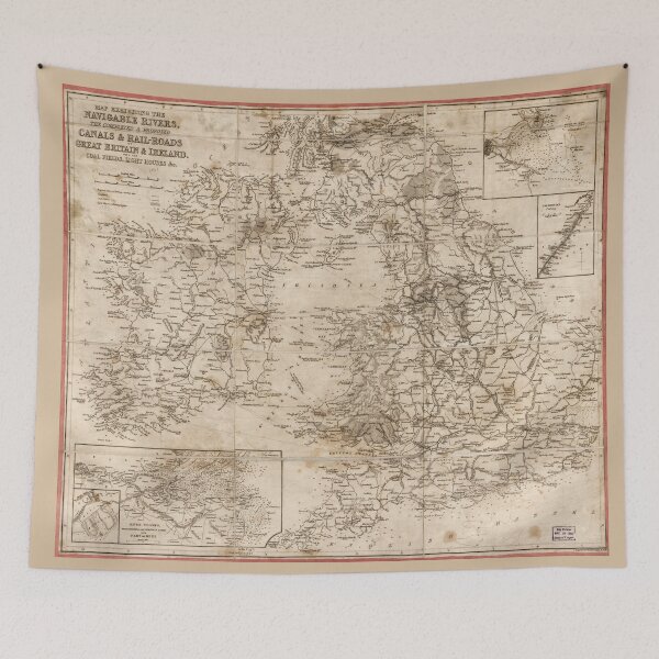 Item preview, British Isles Map (1810) designed and sold by allhistory.