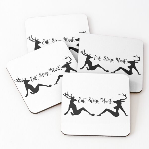 Item preview, Eat Sleep Hunt; designed and sold by StickerApe.
