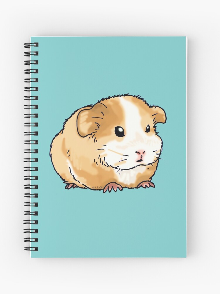 Cahier A Spirale Dessin Anime Mignon D Animal De Compagnie De Cochon D Inde Par Cutecartoon Redbubble