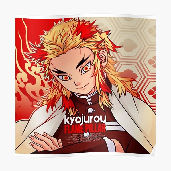 Gyomei I Rock Pillar Demon Slayer Kimetsu No Yaiba Poster By Weflaya Redbubble