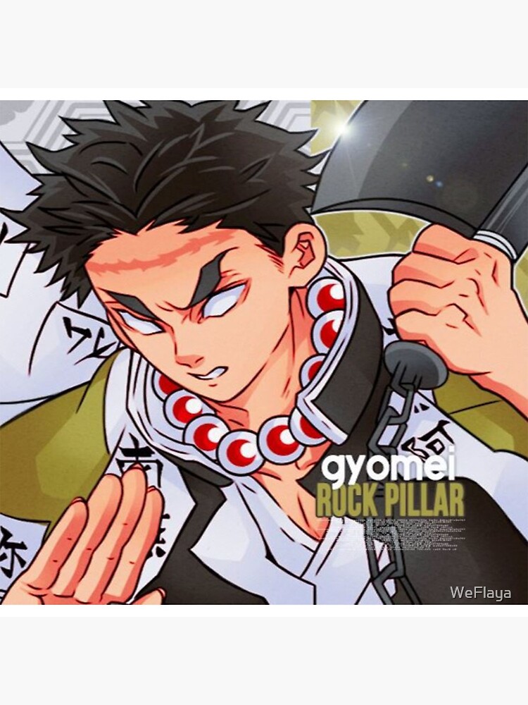 Gyomei I Rock Pillar Demon Slayer Kimetsu No Yaiba Postcard By Weflaya Redbubble