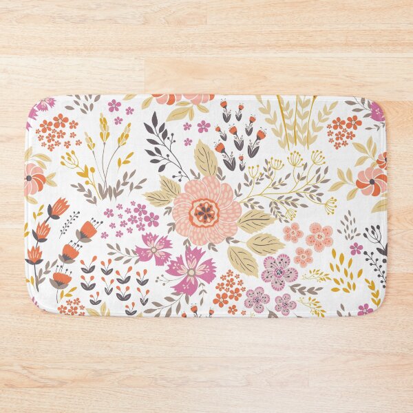 Item preview, Small colorful flowers print designed and sold by Jenmag.