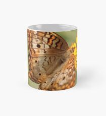 White Peacock Butterfly Mug