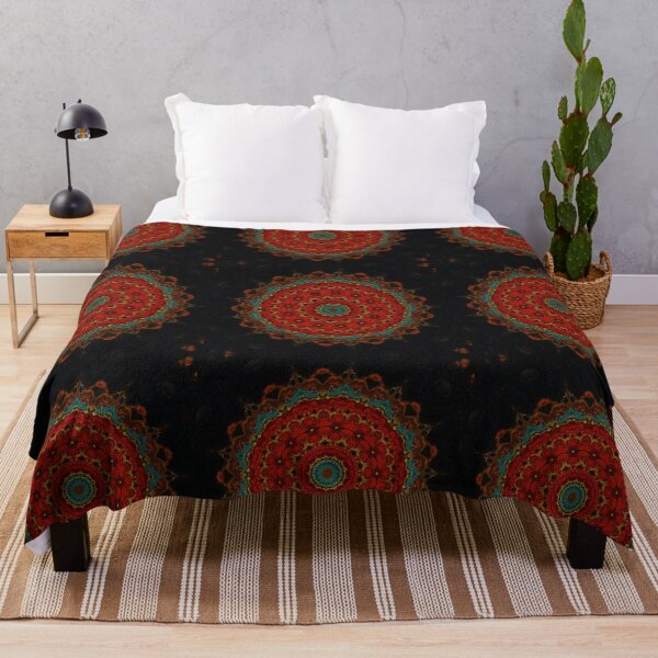 Item preview, Mandala Rouge, Fall Collection 2019, abstract motif, by Bennydoscope designed and sold by Bennydoscope.