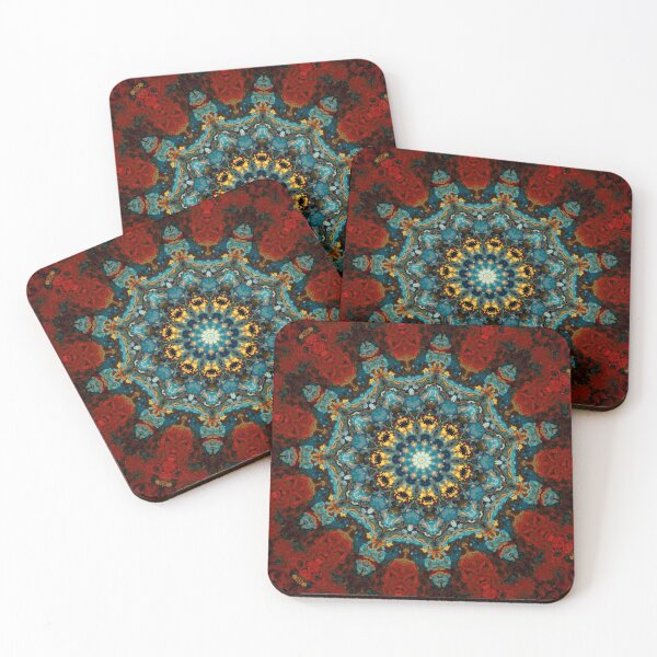 Item preview, Mandala Rouge, Fall Collection 2019, abstract motif, by Bennydoscope designed and sold by Bennydoscope.