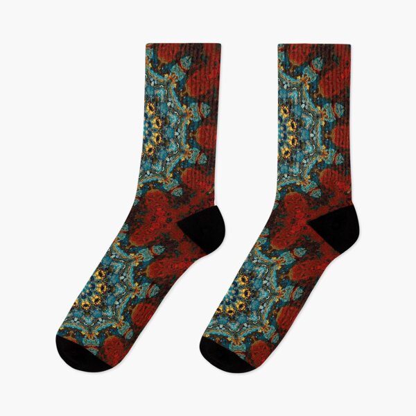 Item preview, Mandala Rouge, Fall Collection 2019, abstract motif, by Bennydoscope designed and sold by Bennydoscope.