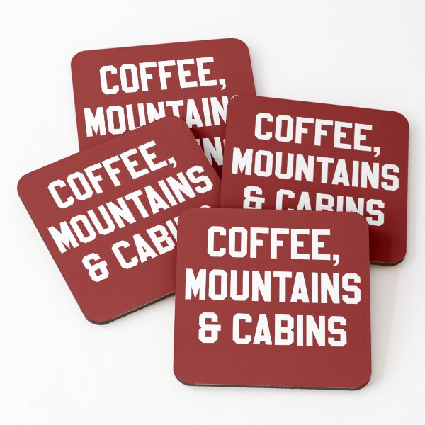 Item preview, Coffee Mountains And Cabins designed and sold by HighCiti.