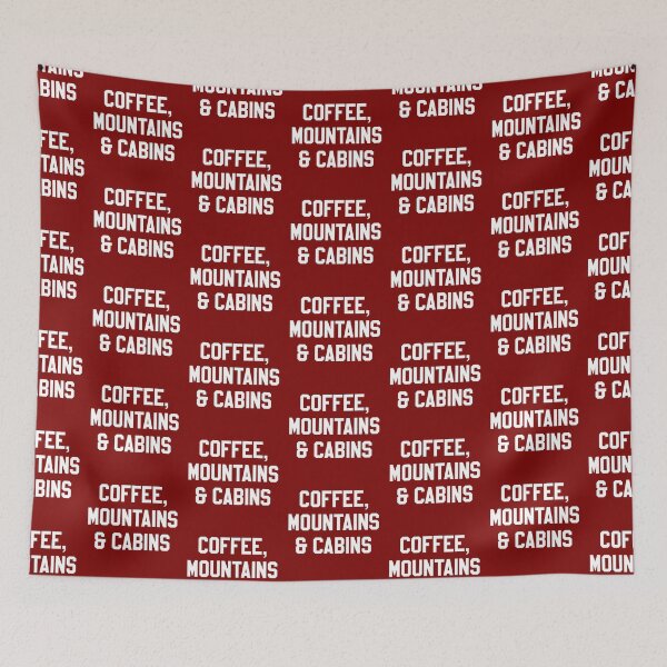 Item preview, Coffee Mountains And Cabins designed and sold by HighCiti.