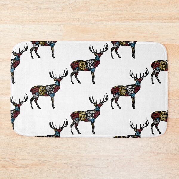 Item preview, Santas Christmas Reindeer Love Peace and Joy designed and sold by MJDezigns.