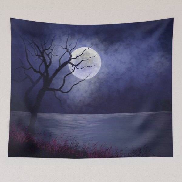 Item preview, Moonlit Landscape designed and sold by Dawn van Doorn.
