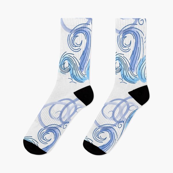 Item preview, abstract blue sea designed and sold by CREATINERY.