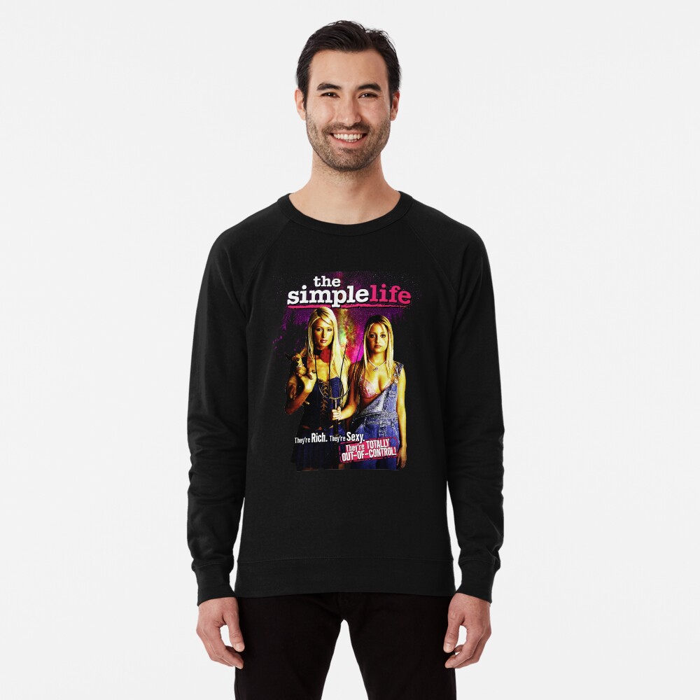 The Simple Life Lightweight Sweatshirt By Pararamangel Redbubble