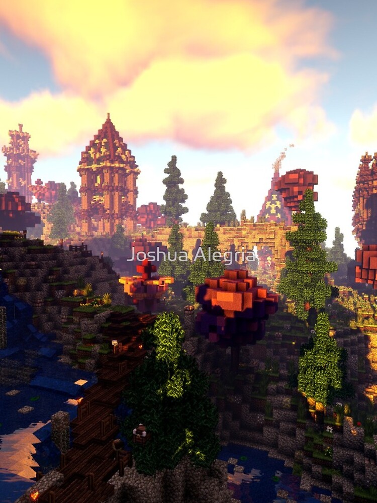 "Minecraft Shader Picture" iPhone Case & Cover by Opptitronica Redbubble