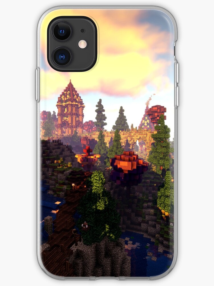 "Minecraft Shader Picture" iPhone Case & Cover by Opptitronica Redbubble