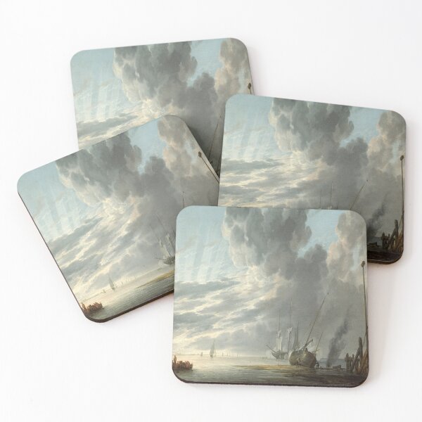 Item preview, Seascape in the Morning (Estuary at Dawn)-Simon de Vlieger designed and sold by LexBauer.
