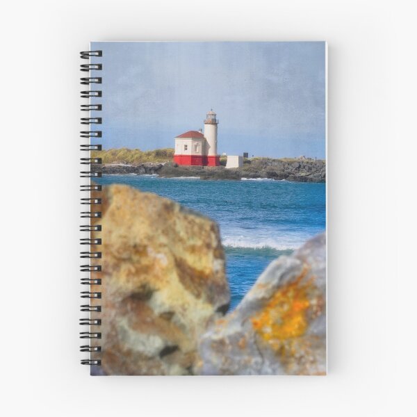 Item preview, Coquille River Lighthouse - Rocky Shore designed and sold by IMAGETAKERS.