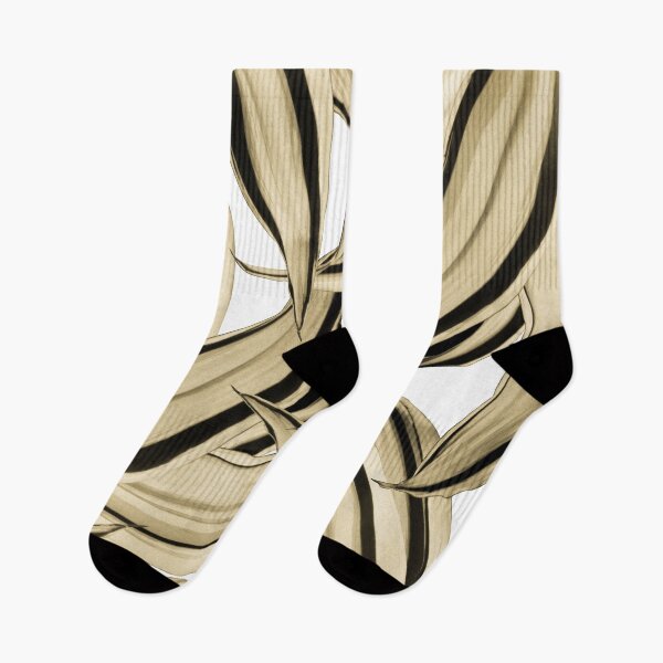 Item preview, Dracaena Tropical Leaves Pattern Gold Black #1 #tropical #decor #art  designed and sold by Anita's & Bella's Art.