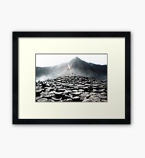 Giants Causeway Rocks Framed Print