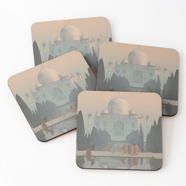 Item preview, Morning Mist in Taj Mahal by Yoshida Hiroshi designed and sold by ArtExpression.