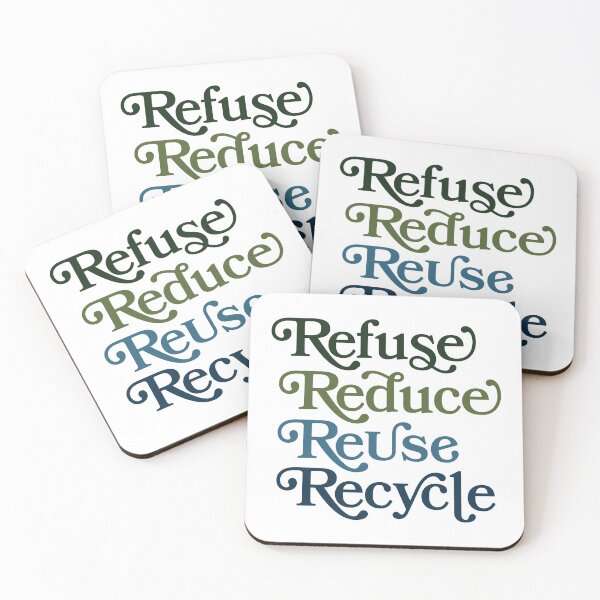 Item preview, Refuse, Reduce, Reuse, Recycle designed and sold by ca-design.