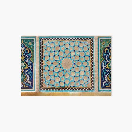 Details of the mosaic at the Jame Mosque of Yazd Art Board Print