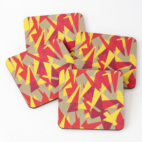 Item preview,  Shapes in space in yellow and red designed and sold by walterfest.