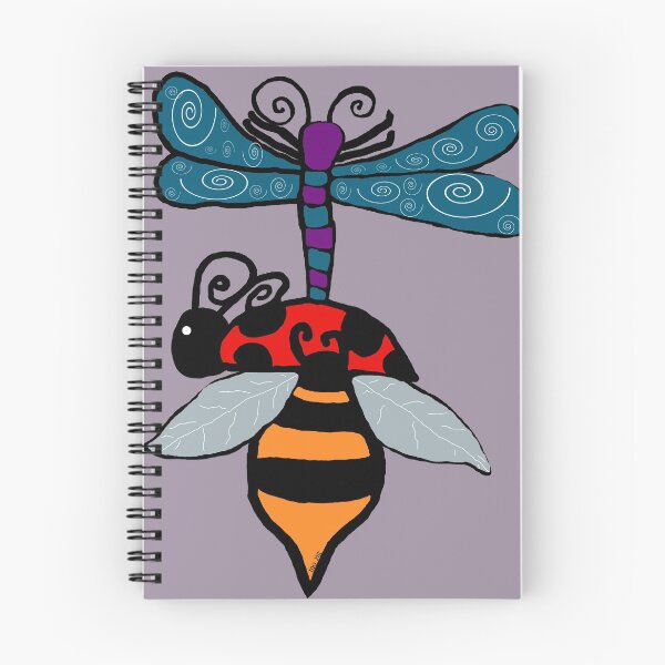 Artikelvorschau, Totem Dragonfly, Marienkäfer, Biene entworfen und verkauft von Maureen Zaharie.