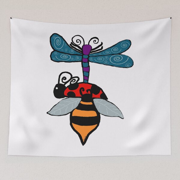 Item preview, Totem Dragonfly, Ladybug, Bee designed and sold by Maureen Zaharie.