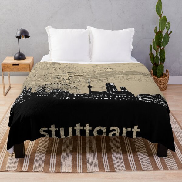 Item preview, stuttgart skyline designed and sold by BekimART.