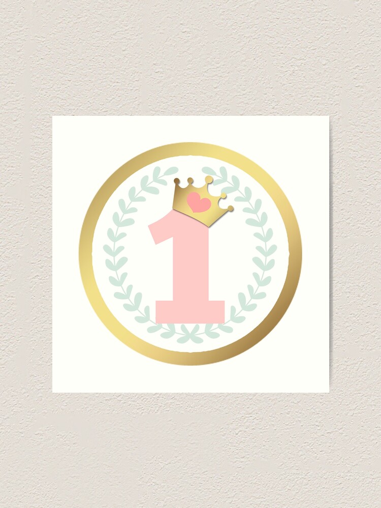 first birthday princess crown