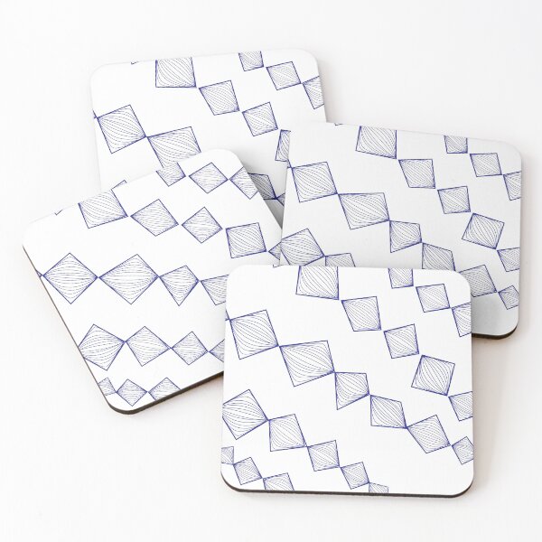 Item preview, Simply zentangle checkered pattern designed and sold by Yanwun.