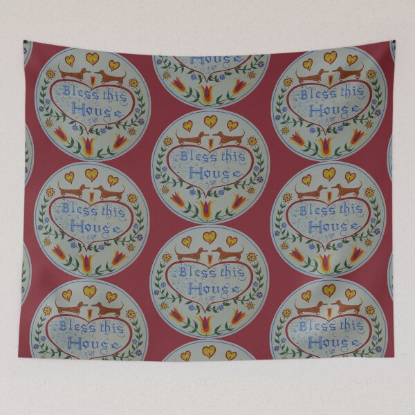 Item preview, Dachshund House Blessing  designed and sold by DebiCady.