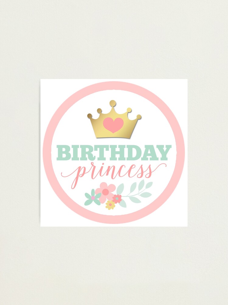 happy birthday princess crown