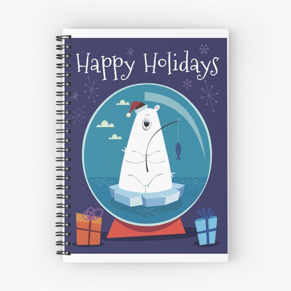 Item preview, Polar Bear fishing Christmas Card designed and sold by Gary Godel.