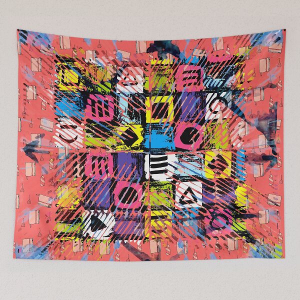 Item preview, Pop Art Color Cubes designed and sold by mamazita.