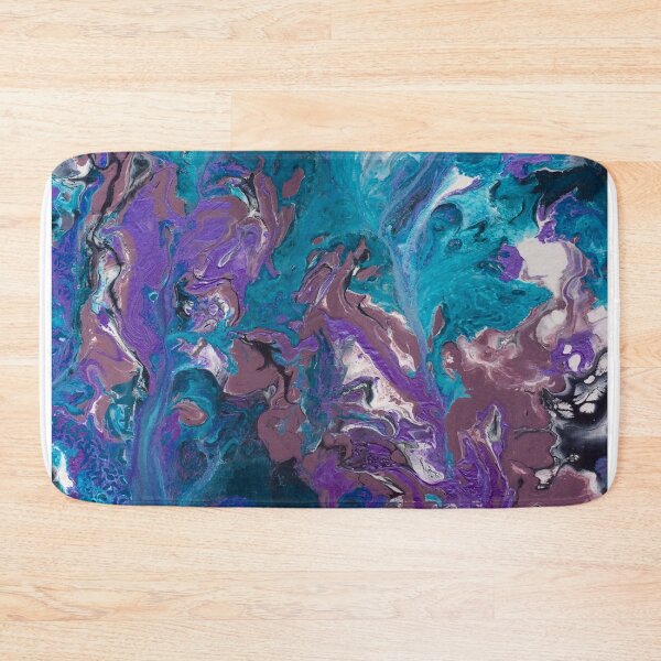 Item preview, Abstract Blue Acrylic Pour Art designed and sold by Karen Harding Art and Illustration .