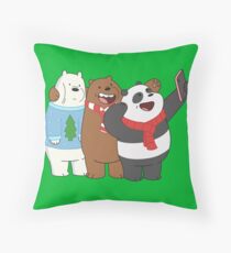 bare bears pillow