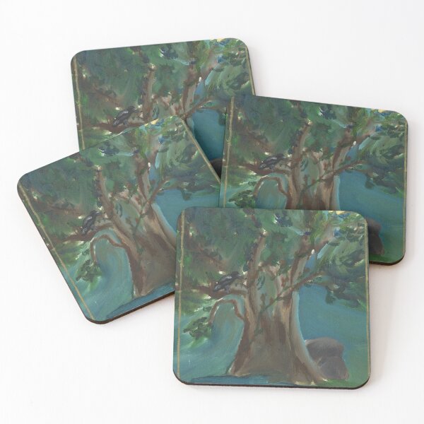 Item preview, Moonlit Forest Pond designed and sold by SophiaAntonia.