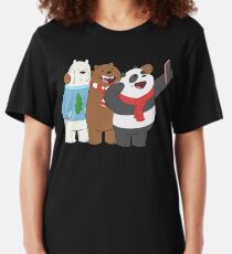 We Bare Bears Slim Fit T-Shirt
