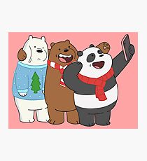 We Bare Bears Photographic Print