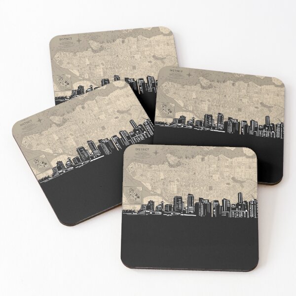 Item preview, vancouver skyline designed and sold by BekimART.