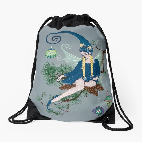 Árbol de invierno de hadas Mochila saco
