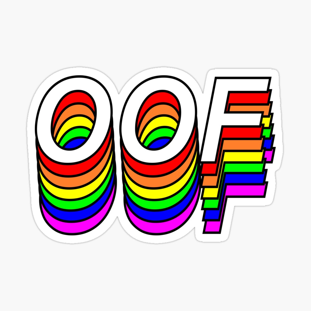 rainbow roblox happy oof robloxaesthetic cool meme circ