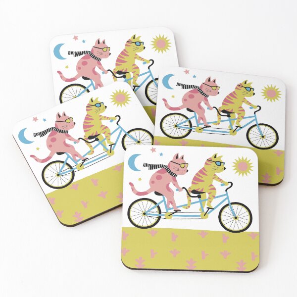 Item preview, Tandem Bike Cats  designed and sold by Steve Haskamp.