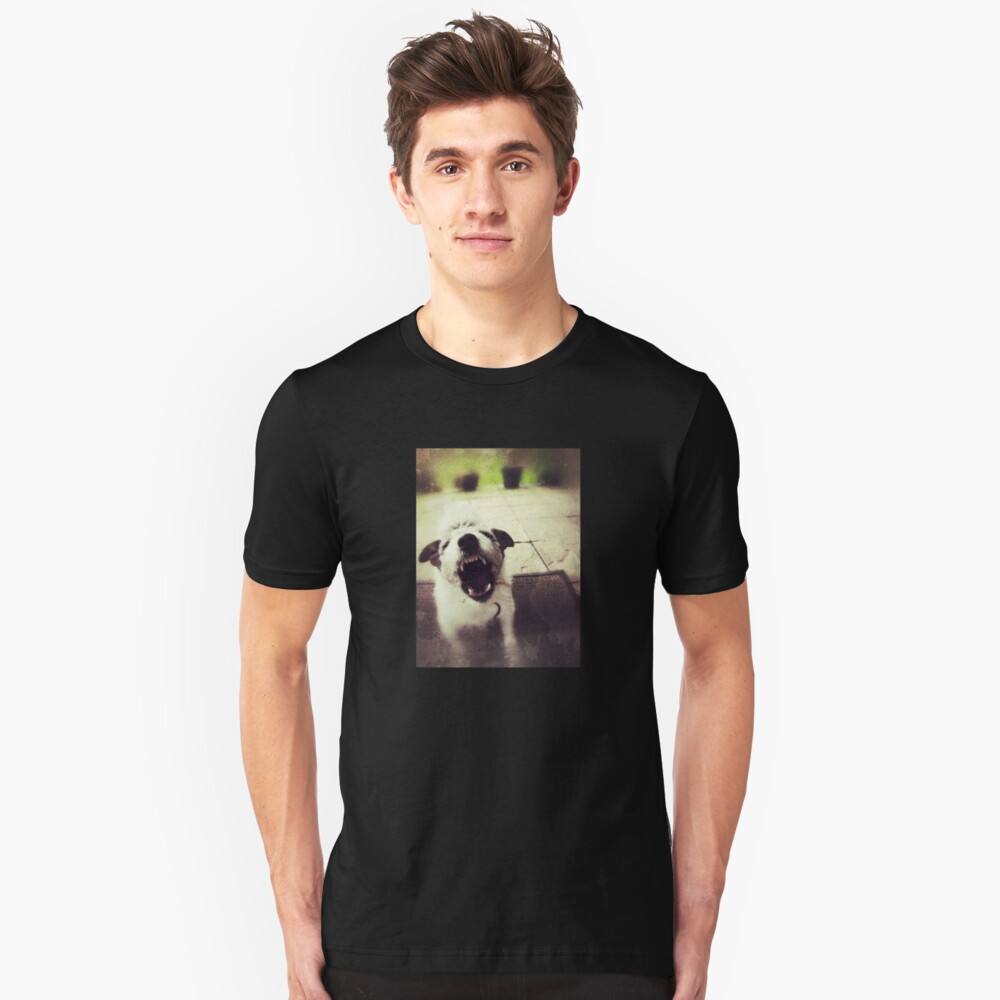 Angry Jack Russell Slim Fit T-Shirt