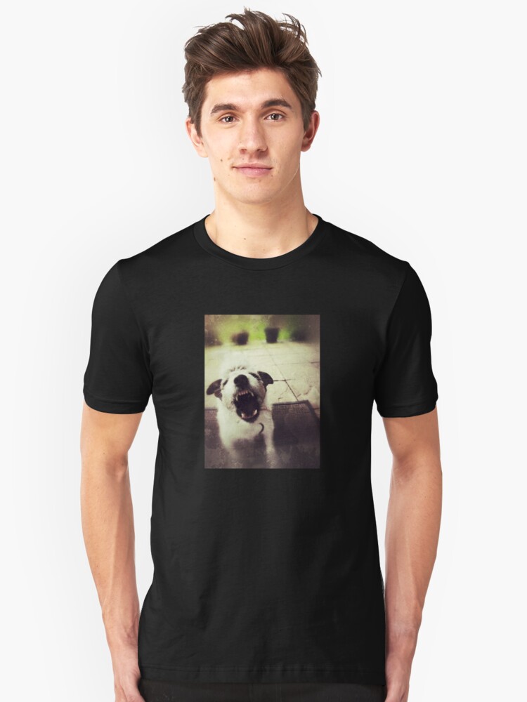 Alternate view of Angry Jack Russell Slim Fit T-Shirt