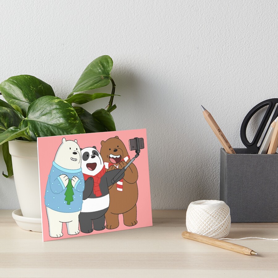 We Bare Bears Art Board Print