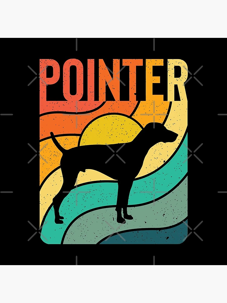 Aperçu 5 sur 5. Bloc acrylique avec l'œuvre Pointer Dog Vintage Gift Pet Lover créée et vendue par rafaeltto.