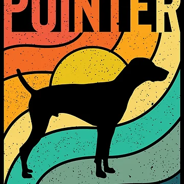 Imagen de la obra Pointer Dog Vintage Gift Pet Lover de rafaeltto